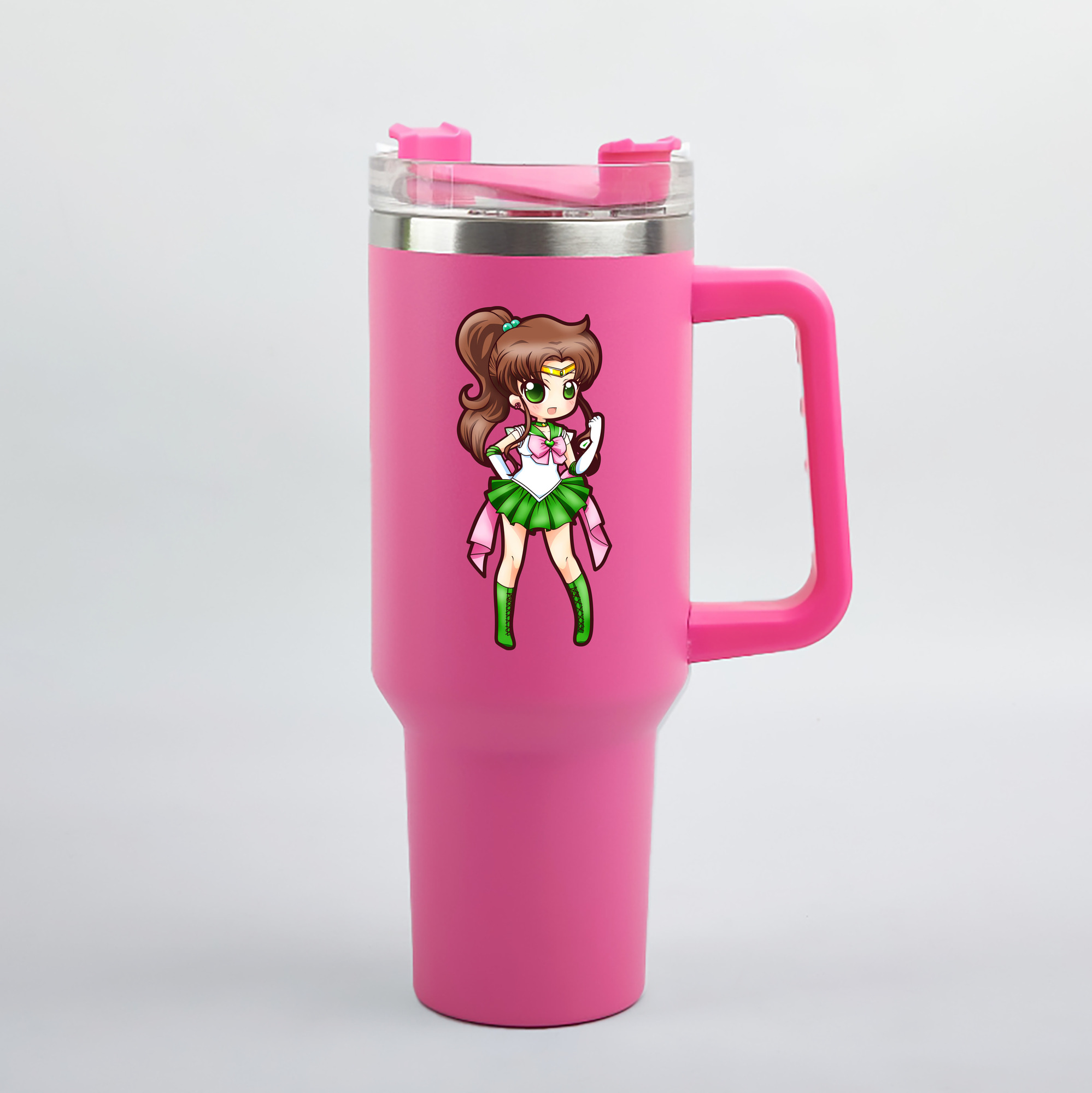 （画像用） 美少女戦士セーラームーン 木野 まこと きの まこと Sailor Moon Kino Makoto （セーラージュピター；Sailor Jupiter） 1200mL車用タンブラー（カラープリント）